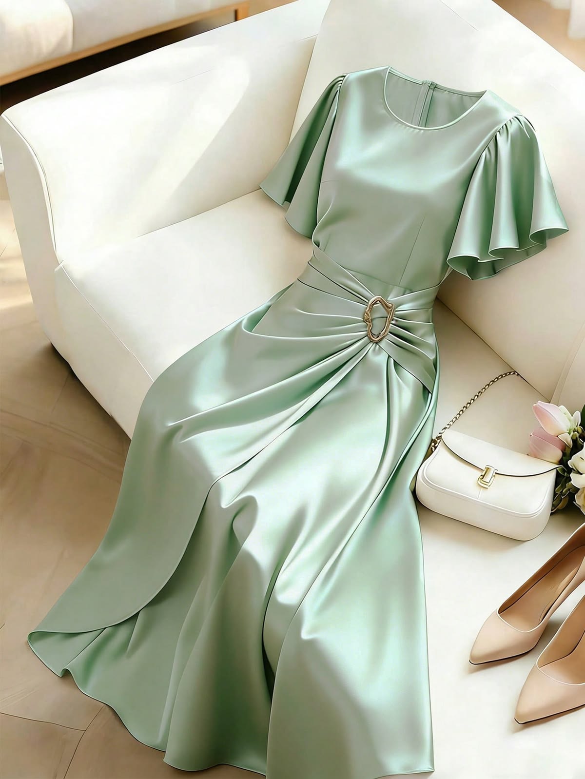 Floral Wrap Dress